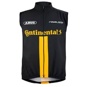 Colete de Ciclismo Corta Vento Marcio May Continental Royal Pro Preto