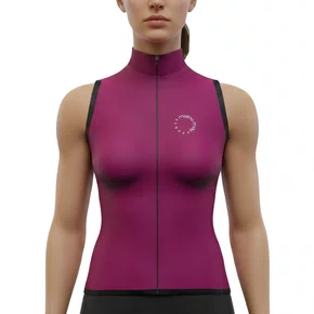 Colete de Ciclismo Corta Vento Marcio May New Race Feminino Roxo