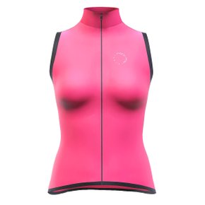 Colete de Ciclismo Corta Vento Marcio May New Race Rosa Feminino Colete de Ciclismo Corta Vento Marcio May New Race Rosa Feminino
