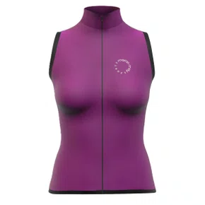 Colete de Ciclismo Corta Vento Marcio May New Race Roxo Feminino Colete de Ciclismo Corta Vento Marcio May New Race Roxo Feminino
