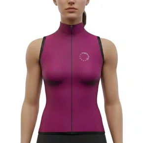 Colete de Ciclismo Corta Vento Marcio May New Race Roxo Feminino