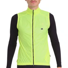 Colete de Ciclismo Corta Vento Marcio May Pro II Amarelo Neon Colete de Ciclismo Corta Vento Marcio May Pro II Amarelo Neon