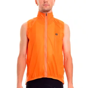 Colete de Ciclismo Corta Vento Marcio May Pro Laranja