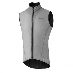 Colete de Ciclismo Corta Vento Shimano Beaufort Cinza Colete de Ciclismo Corta Vento Shimano Beaufort Cinza