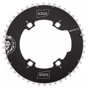 Coroa de Bicicleta Ictus Aero Rival BCD 107 46T