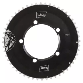 Coroa de Bicicleta Ictus Aero Shimano Sram BCD 110 52T