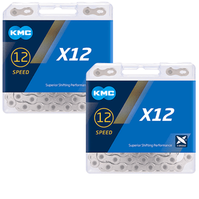 Kit Corrente de Bicicleta KMC X12 Padrão Shimano Sram 12 vel 2 Unidades Kit Corrente de Bicicleta KMC X12 Padrão Shimano Sram 12 vel 2 Unidades