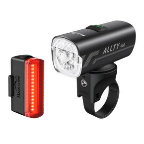 Farol de Bicicleta Magicshine Allty400 + Sinalizador USB 20L Farol de Bicicleta Magicshine Allty400 + Sinalizador USB 20L