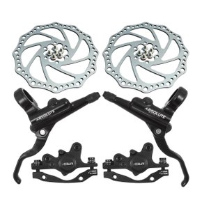 Freio de Bicicleta Absolute Wild Hidráulico Dianteiro e Traseiro com Disco Freio de Bicicleta Absolute Wild Hidráulico Dianteiro e Traseiro com Disco