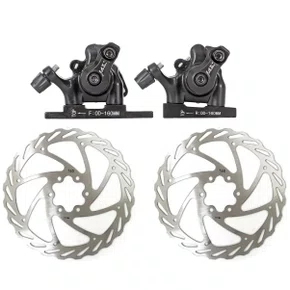 Freio de Bicicleta Jak Absolute Road Flat Mount Dianteiro e Traseiro com Disco Freio de Bicicleta Jak Absolute Road Flat Mount Dianteiro e Traseiro com Disco