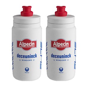 Kit Garrafa de Ciclismo Elite Fly Alpecin Deceuninck 550ml 2 Unidades