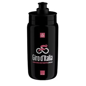 Garrafa de Ciclismo Elite Fly Giro D'Italia 550ml Preta