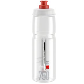 Garrafa de Ciclismo Elite Jet Transparente 750ml
