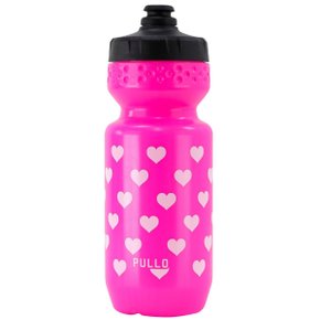 Garrafa de Ciclismo Hupi Pullo My Heart Rosa 600ml Garrafa de Ciclismo Hupi Pullo My Heart Rosa 600ml