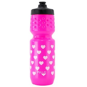Garrafa de Ciclismo Hupi Pullo MY Heart Rosa 750ml Garrafa de Ciclismo Hupi Pullo MY Heart Rosa 750ml