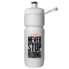 Garrafa de Ciclismo TSW Branca 650 ml Garrafa de Ciclismo TSW Branca 650 ml