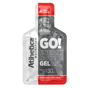 Gel Atlhetica Go Energy Morango com Limão Gel Atlhetica Go Energy Morango com Limão
