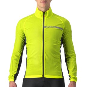 Jaqueta de Ciclismo Corta Vento Castelli Squadra Stretch Amarela Jaqueta de Ciclismo Corta Vento Castelli Squadra Stretch Amarela