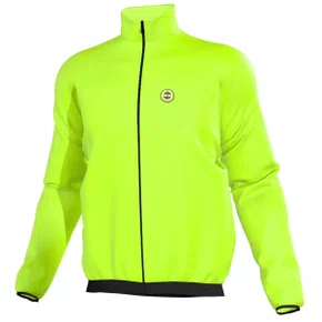 Jaqueta de Ciclismo Corta Vento Ert Lisa Amarela Jaqueta de Ciclismo Corta Vento Ert Lisa Amarela