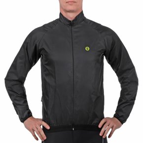 Jaqueta de Ciclismo Corta Vento ERT Preta Jaqueta de Ciclismo Corta Vento ERT Preta