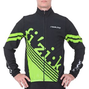 Jaqueta de Ciclismo Corta Vento Marcio May Fizik Preta Jaqueta de Ciclismo Corta Vento Marcio May Fizik Preta