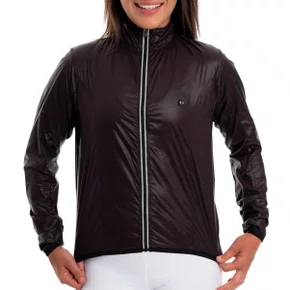 Jaqueta de Ciclismo Corta Vento Marcio May Pro Feminina Preta Jaqueta de Ciclismo Corta Vento Marcio May Pro Feminina Preta