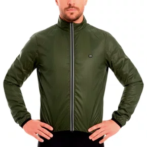 Jaqueta de Ciclismo Corta Vento Marcio May Pro Verde Militar