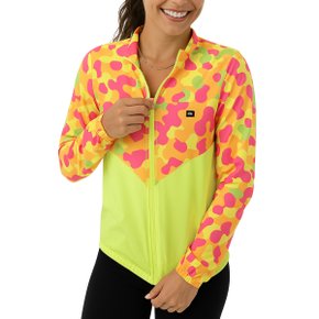 Jaqueta de Ciclismo Corta Vento Marcio May Race Feminino Amarela