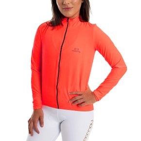 Jaqueta de Ciclismo Corta Vento Marcio May Race Salmão Feminina Jaqueta de Ciclismo Corta Vento Marcio May Race Salmão Feminina
