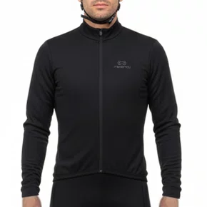 Jaqueta de Ciclismo Corta Vento Marcio May Slim Ellegance Preta