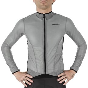 Jaqueta de Ciclismo Corta Vento Shimano Windflex Cinza