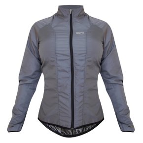 Jaqueta de Ciclismo Corta Vento SportXtreme Comfort Feminina Cinza Jaqueta de Ciclismo Corta Vento SportXtreme Comfort Feminina Cinza