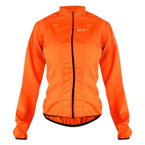 Jaqueta de Ciclismo Corta Vento SportXtreme Comfort Feminina Laranja Jaqueta de Ciclismo Corta Vento SportXtreme Comfort Feminina Laranja