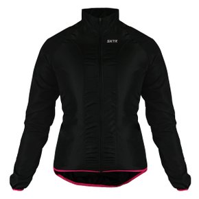 Jaqueta de Ciclismo Corta Vento SportXtreme Comfort Feminina Preta e Rosa Jaqueta de Ciclismo Corta Vento SportXtreme Comfort Feminina Preta e Rosa