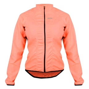 Jaqueta de Ciclismo Corta Vento SportXtreme Comfort Feminina Salmão Jaqueta de Ciclismo Corta Vento SportXtreme Comfort Feminina Salmão