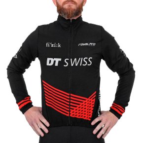 Jaqueta de Ciclismo Marcio May Corta Vento DT Swiss Fizik Jaqueta de Ciclismo Marcio May Corta Vento DT Swiss Fizik