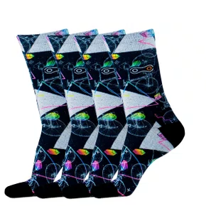 Kit 2 Pares de Meia de Ciclismo Marcio May Funny Universe Kit 2 Pares de Meia de Ciclismo Marcio May Funny Universe