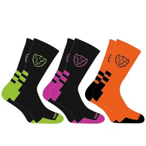 Kit 3 Pares de Meias de Ciclismo Akta Kit 3 Pares de Meias de Ciclismo Akta