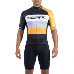 Kit Bermuda de Ciclismo ERT Basic Gel + Camisa New Elite Pro