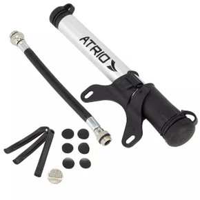 Kit Bomba Atrio Performance Alumínio 100 PSI + 6 Remendos + 3 Espátulas Kit Bomba Atrio Performance Alumínio 100 PSI + 6 Remendos + 3 Espátulas