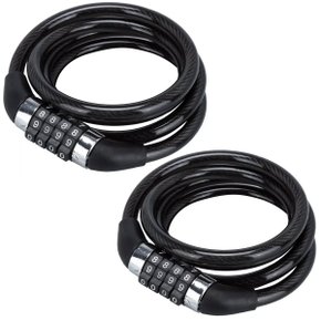 Kit Cadeados para Bicicleta Atrio 8x1000mm com Segredo 2 Unidades Kit Cadeados para Bicicleta Atrio 8x1000mm com Segredo 2 Unidades