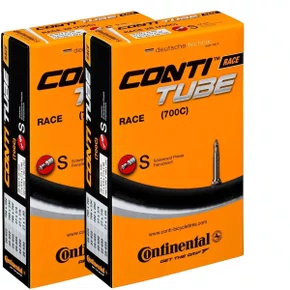 Kit Câmara Ar de Bicicleta Continental 700x18/25c 42mm 2 Unidades Kit Câmara Ar de Bicicleta Continental 700x18/25c 42mm 2 Unidades
