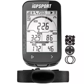 Kit Ciclocomputador com GPS Igpsport BSC100S + Cinta Cardíaca