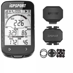 Kit Ciclocomputador com GPS Igpsport BSC100S + Sensor de Velocidade e Cadência