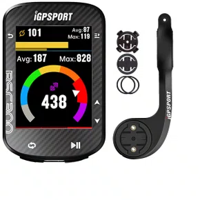 Kit Ciclocomputador com GPS Igpsport BSC300 + Suporte Frontal