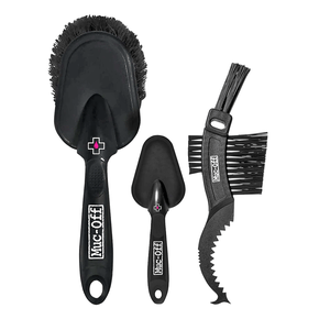 Kit de Escovas Muc-Off para Limpeza de Bicicleta 3 Peças Kit de Escovas Muc-Off para Limpeza de Bicicleta 3 Peças