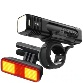 Kit Farol de Bicicleta Knog Blinder USB 600 Lúmens + Sinalizador Blinder Link 100 Lúmens