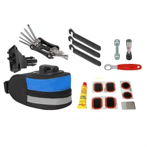 Kit Ferramentas Kenli Absolute 8 Peças + Bolsa de Selim Kit Ferramentas Kenli Absolute 8 Peças + Bolsa de Selim