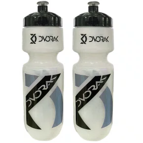 Kit Garrafa de Ciclismo Dvorak Cinza 700ml 2 unidades Kit Garrafa de Ciclismo Dvorak Cinza 700ml 2 unidades