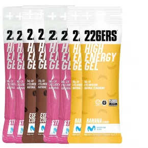 Kit Gel Isotônico 226ERS High Energy 3 Sabores 8 Unidades 50 gramas